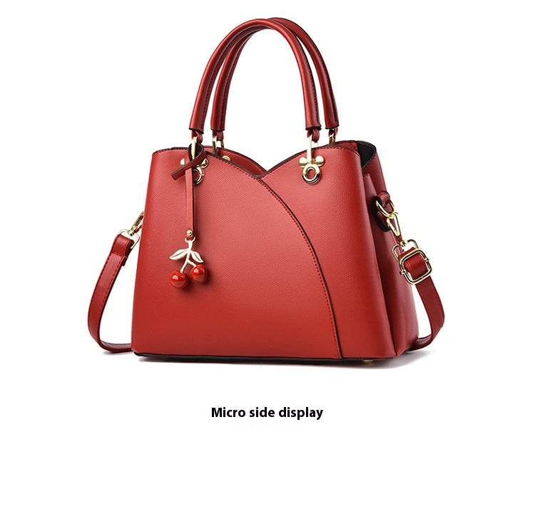 Middle-aged Mom High-grade Generous One-shoulder Crossbody Bag