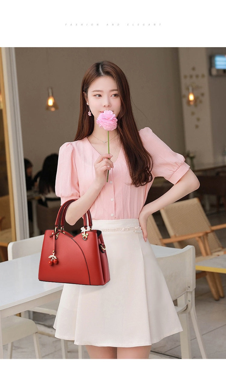 Middle-aged Mom High-grade Generous One-shoulder Crossbody Bag