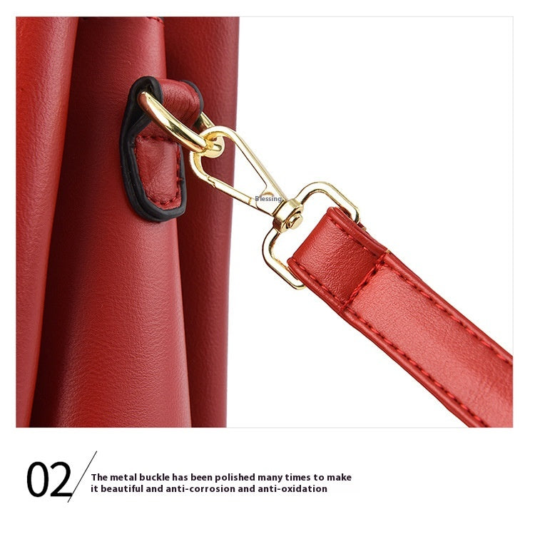 Middle-aged Mom High-grade Generous One-shoulder Crossbody Bag