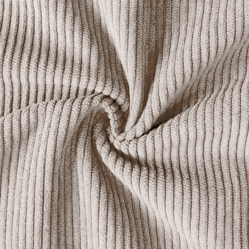 Corduroy Casual Stand Collar Long-sleeved Sweater