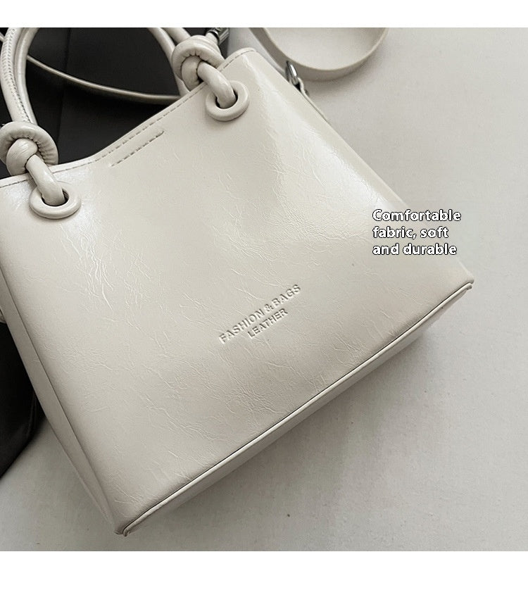 Women's Messenger Bag Fashion Portable One-shoulder Bucket Bag
