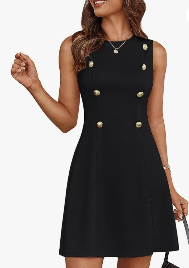 Women's Cocktail Mini Sleeveless Casual Dress