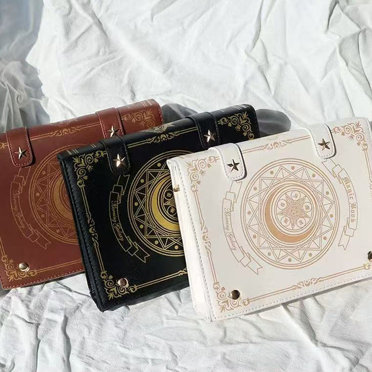 Japanese-style Retro Magic Book Shoulder Bag