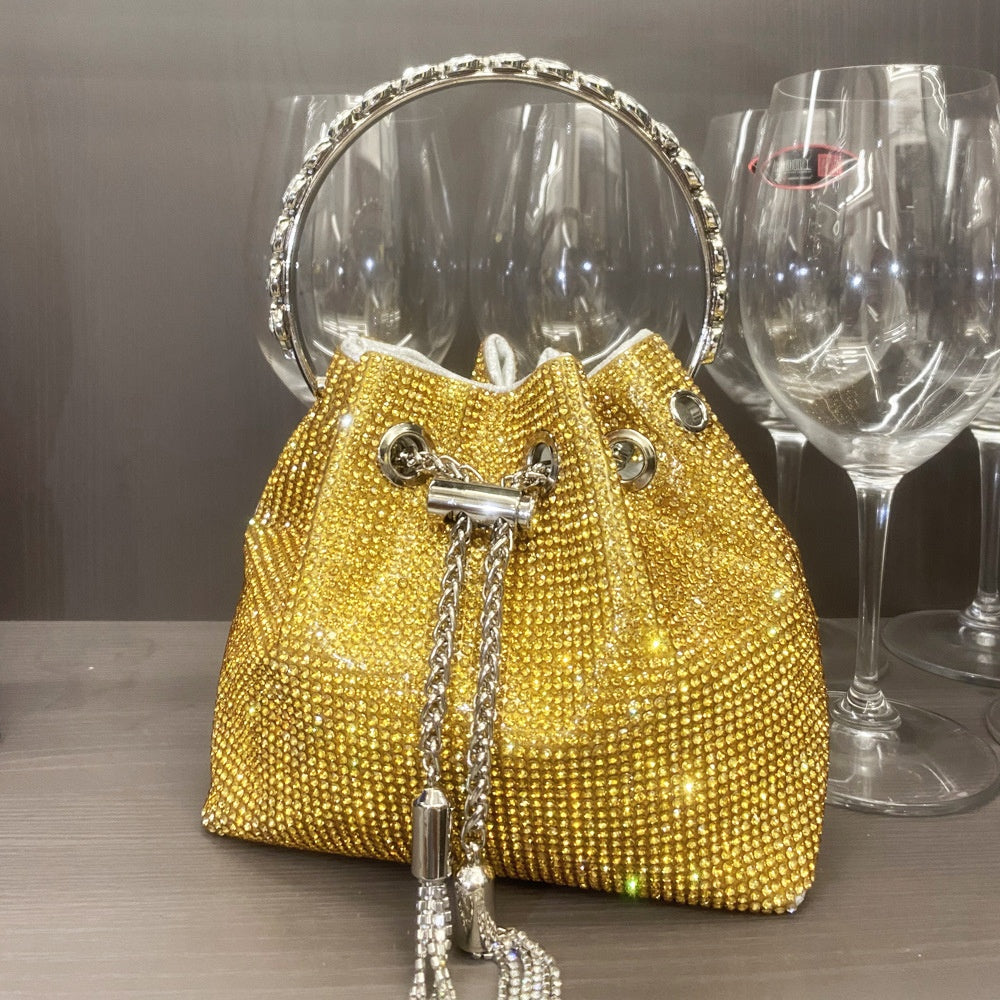 European And American Shiny Diamond Handbag For Women
