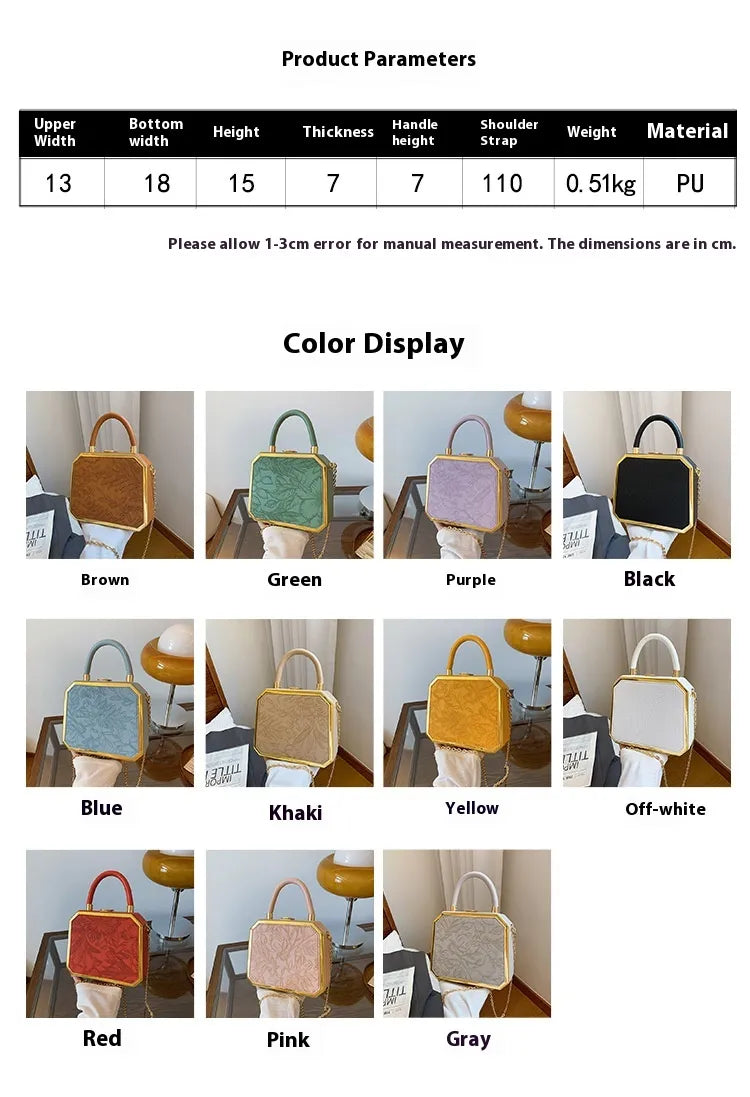 Handbag Crossbody Shoulder Dinner All-Match Box