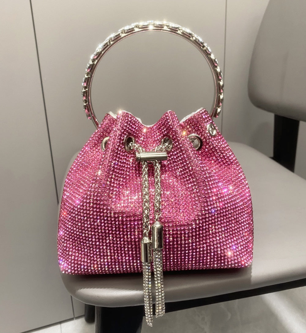European And American Shiny Diamond Handbag For Women