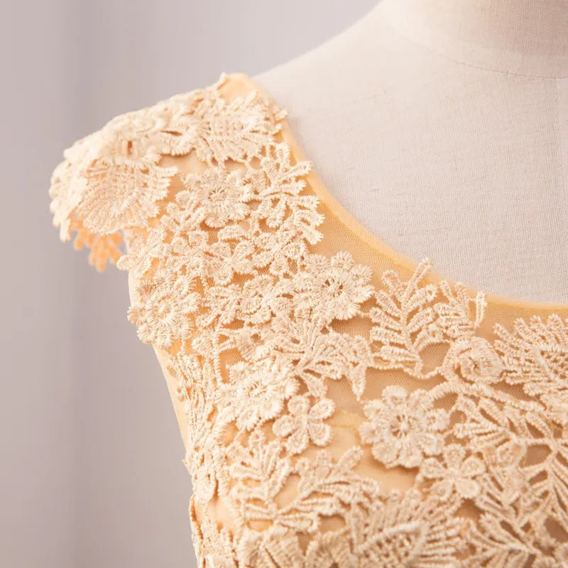 Chiffon long evening dress