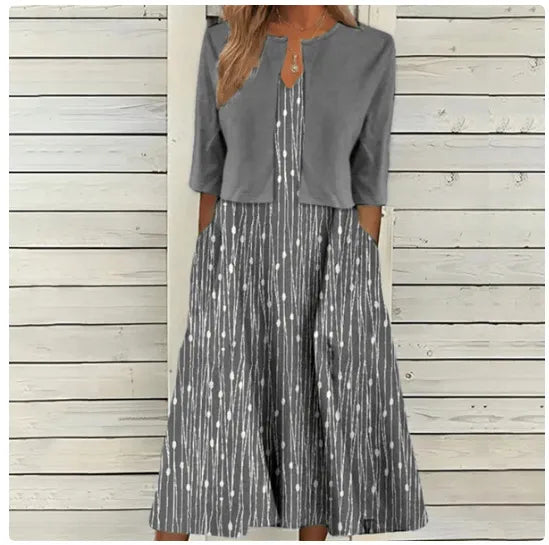 Women's Two-piece Set Dress Commuter Floral Print