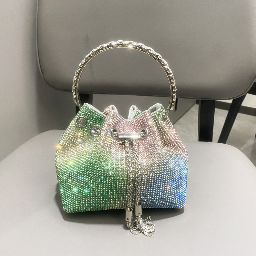 European And American Shiny Diamond Handbag For Women
