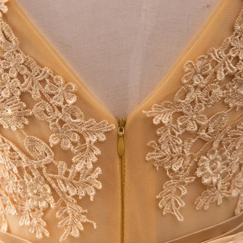 Chiffon long evening dress