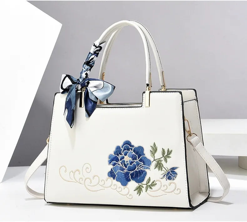 Large Capacity Embroidered Women Bag