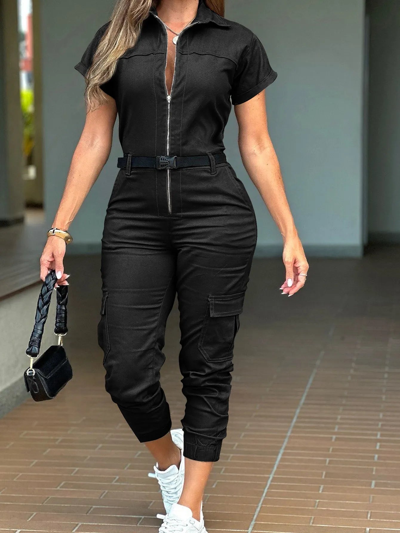 Women's Casual Work Clothes Jumpsuit