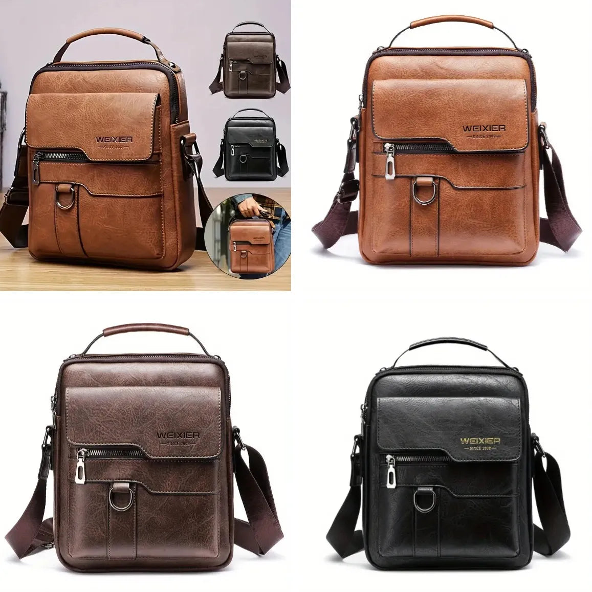 Versatile Crossbody & Shoulder Bags – Retro Casual & Trendy Business Messenger Bags for Men & Women-FREE USA SHIPPING