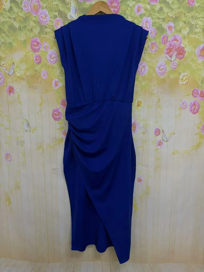 Fashion Women's Wear Slim-fit Solid Color Dress Sheath Women's Clothing