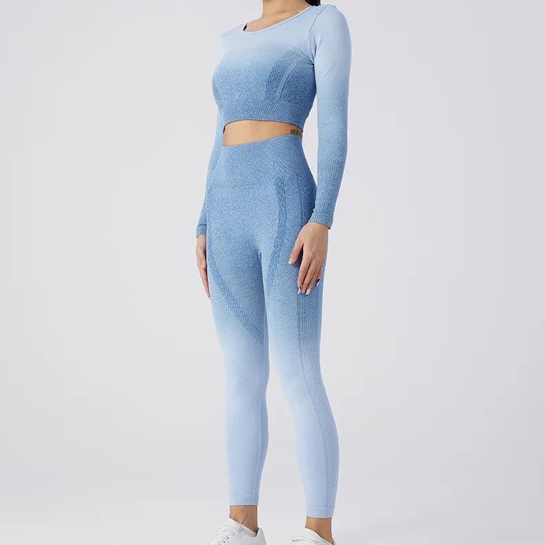 Women's Nylon Yoga Pants Set