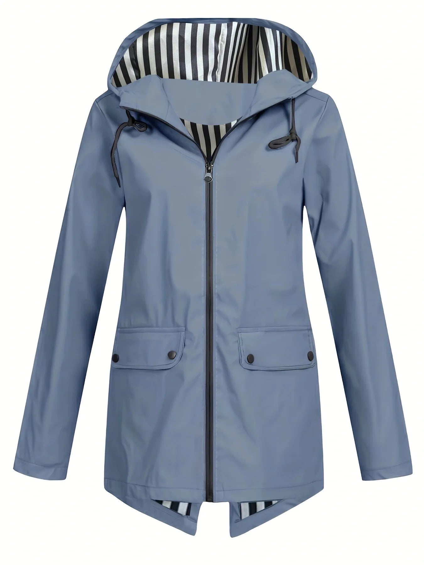 Women's Zipper Hooded Outdoor Windproof Thin Coat