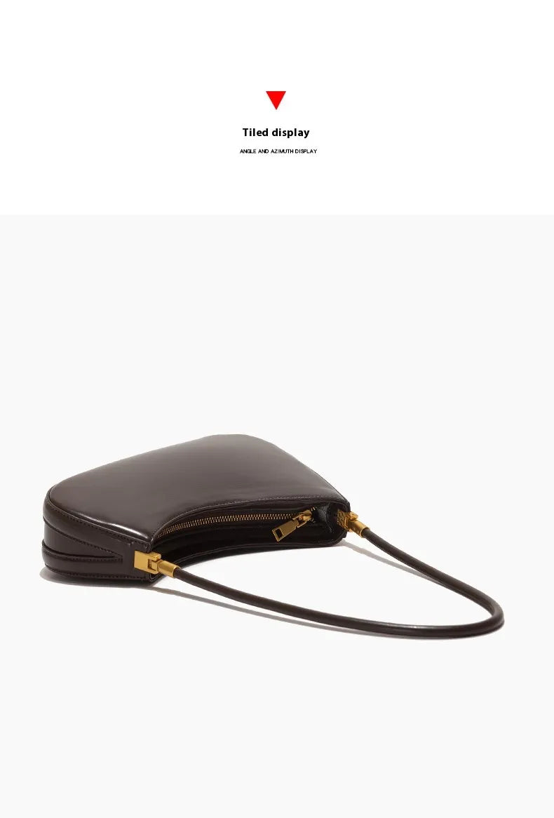 High-end Retro Commuter Underarm Bag Women's Niche High-grade Handbag