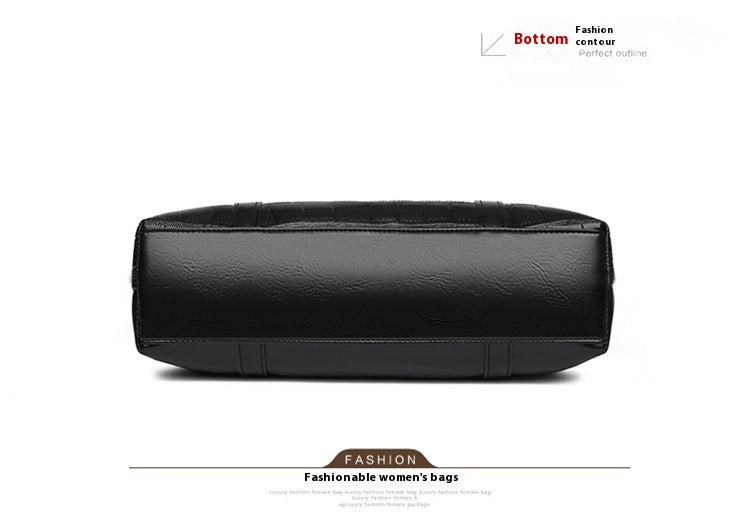Women's Soft Leather Portable Large Capacity Shoulder Bag