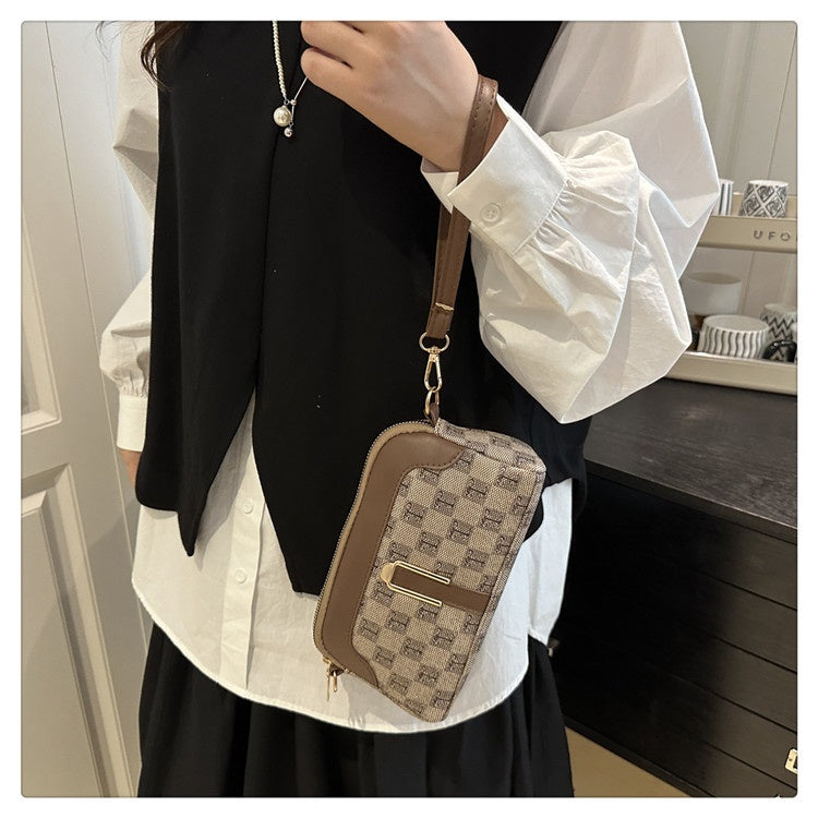 Chess Plaid Women's Bag Autumn And Winter Classic Style Portable