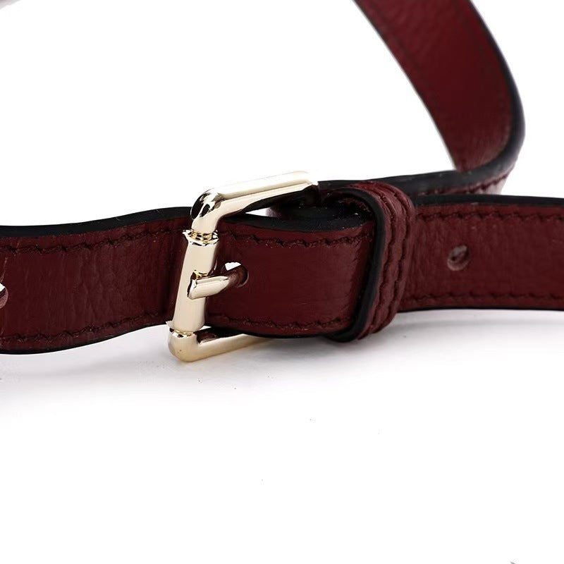 One-shoulder Crossbody Women's Leather Handbag