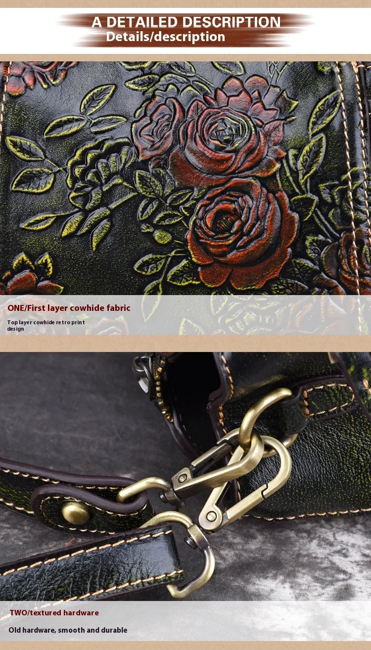 New Genuine Leather European And American Shoulder Bag For Women