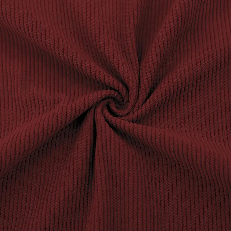 Corduroy Casual Stand Collar Long-sleeved Sweater