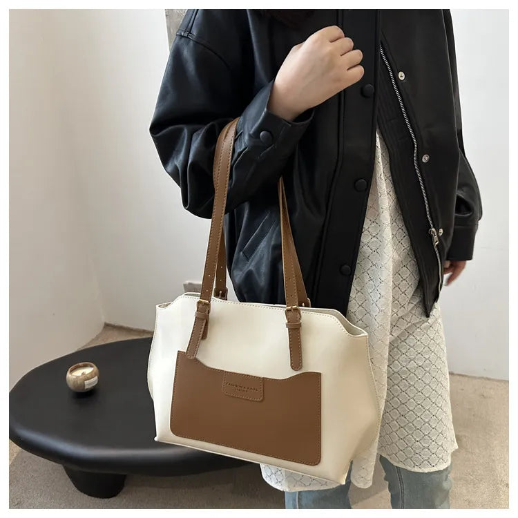 New Color Matching Tote Bag For Women