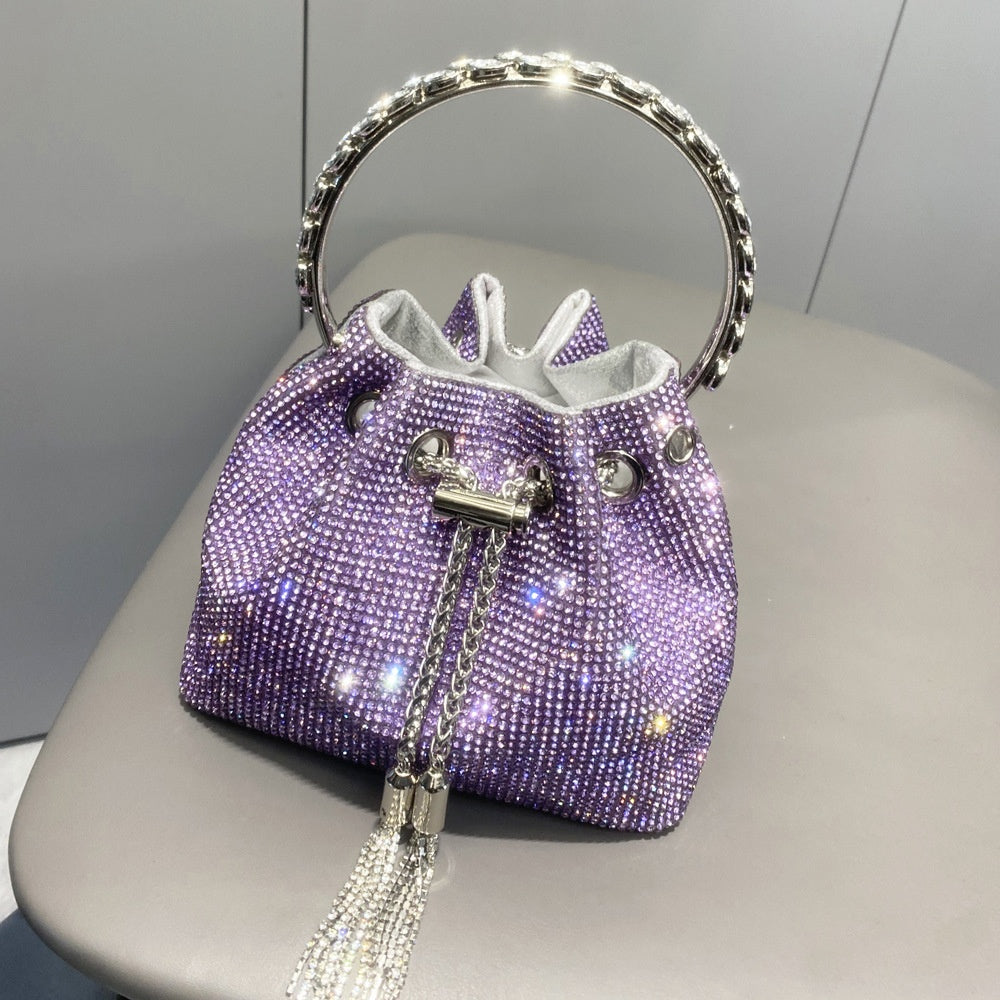European And American Shiny Diamond Handbag For Women