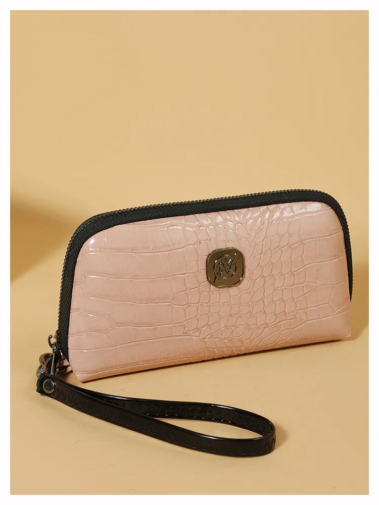 Hand-held Crystal Bamboo Pattern Exquisite Mobile Phone Bag