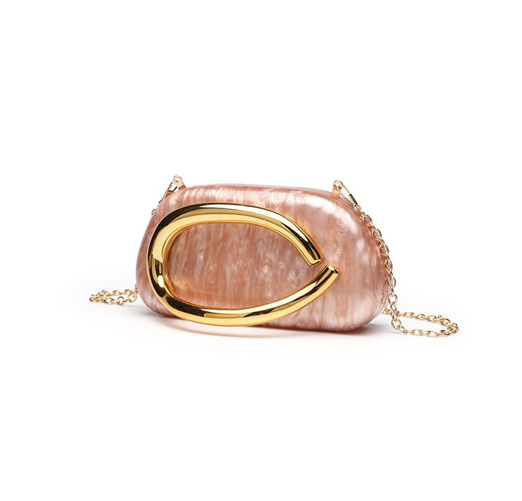 Acrylic Dinner Clutch Shoulder Crossbody Bag