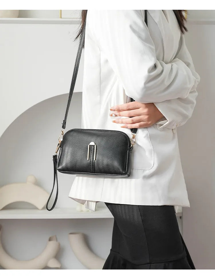 Women's Solid Color Mobile Phone Simple Messenger Bag