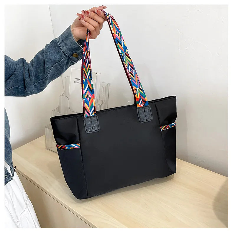 Women's Oxford Cloth Bag Portable And Fashion Shoulder Bag