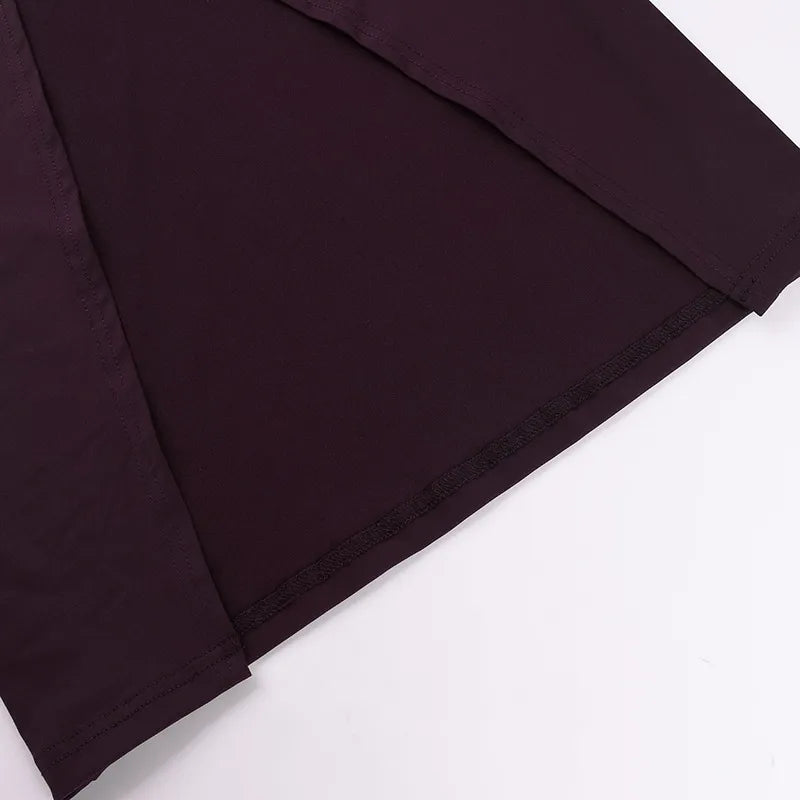 Slit Slim-fitting Long Dress Women's Clothing