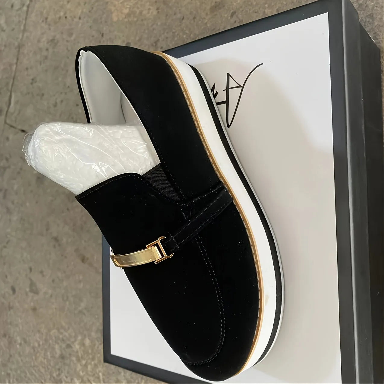 Fashion Platform Casual Muffin Bottom Shoes Women