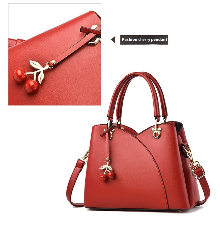 Middle-aged Mom High-grade Generous One-shoulder Crossbody Bag
