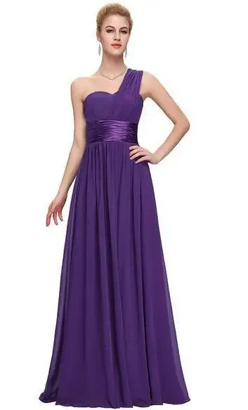 Long Multi-color Banquet Evening Dress