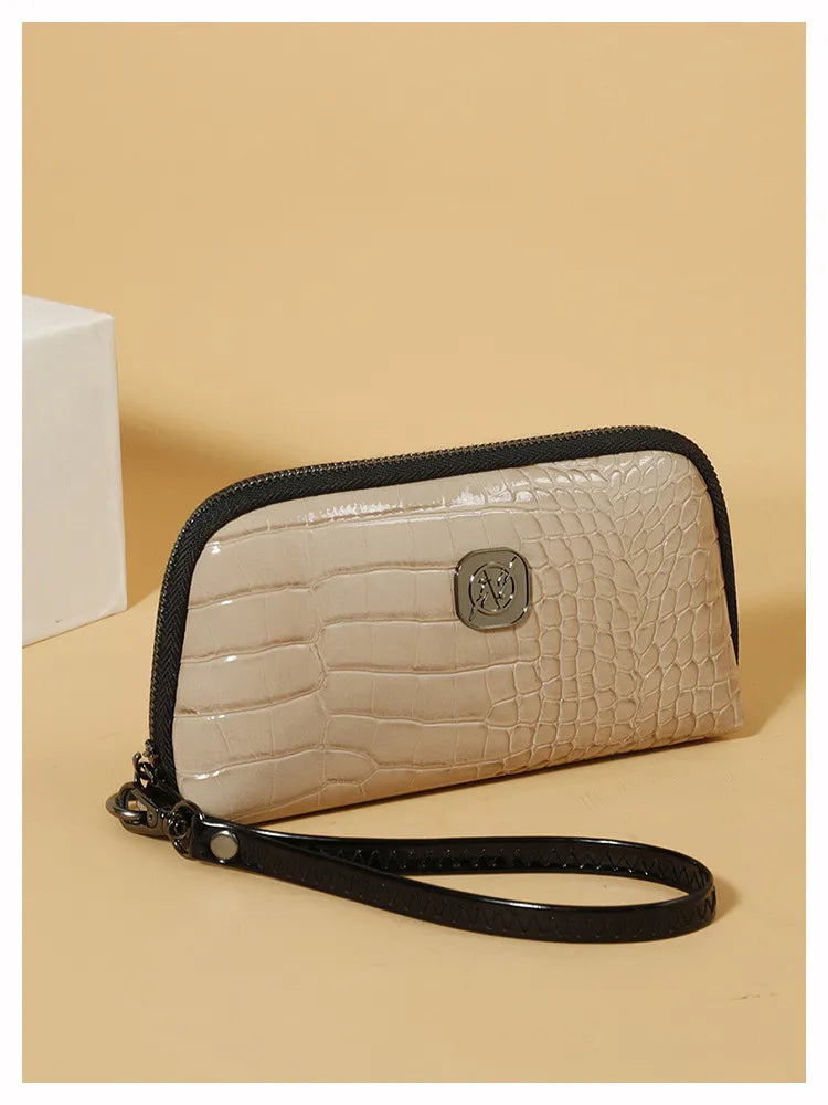 Hand-held Crystal Bamboo Pattern Exquisite Mobile Phone Bag