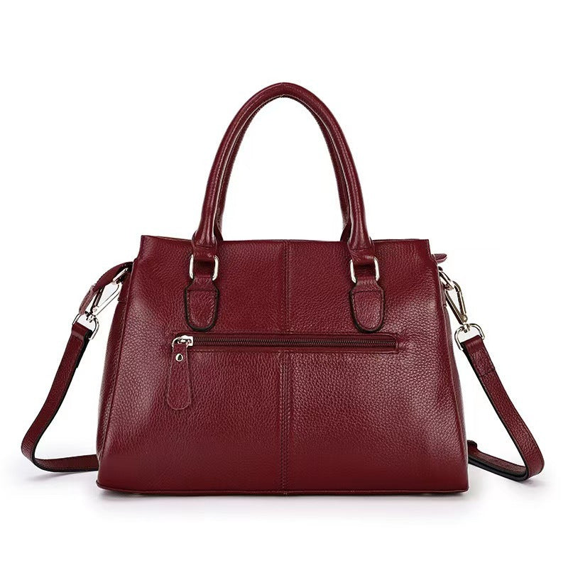 One-shoulder Crossbody Women's Leather Handbag