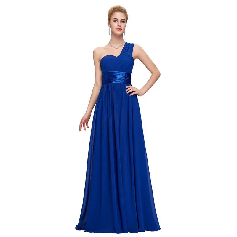 Long Multi-color Banquet Evening Dress