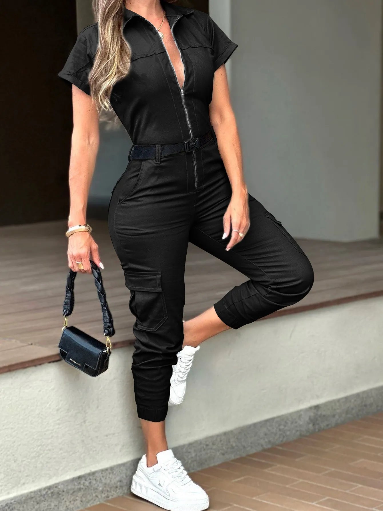 Women's Casual Work Clothes Jumpsuit