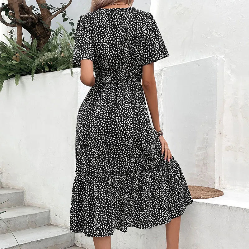 Fashion Special Women's Clothing Slim Print Dress