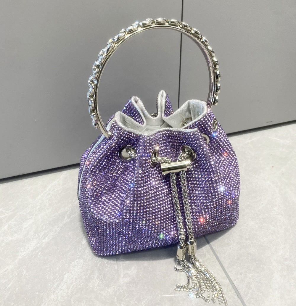 European And American Shiny Diamond Handbag For Women