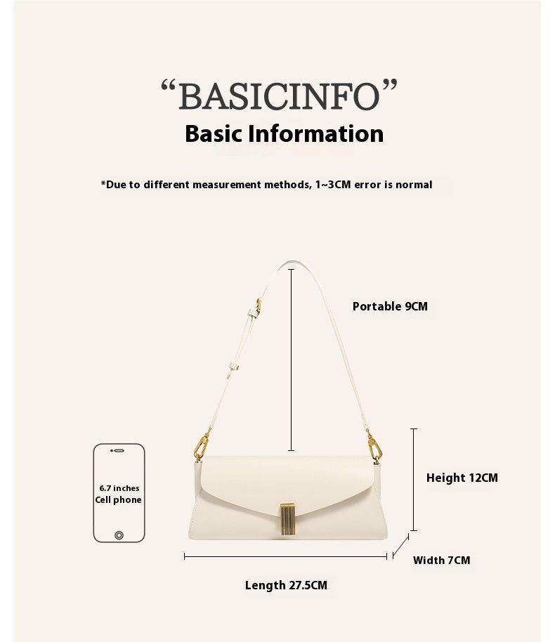 Fashionable All-match Leather Shoulder Women's Cross-body Bag