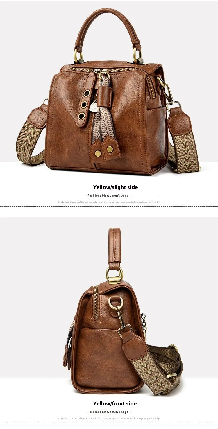 Multi-compartment Practical Messenger Bag Women's Shoulder Bag