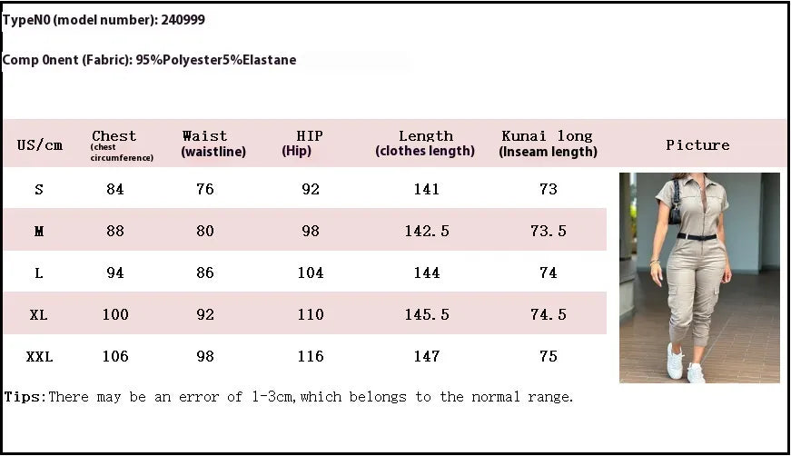 Women's Casual Work Clothes Jumpsuit