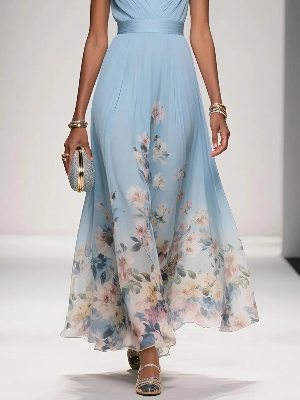 Evening Gown Elegant V-neck Cross-border Dress