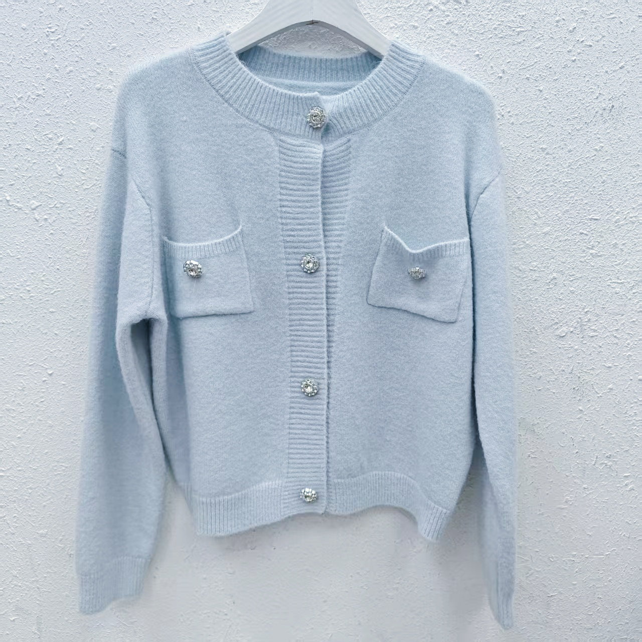 Women's Long-sleeved Knitted Cardigan Simple Coat