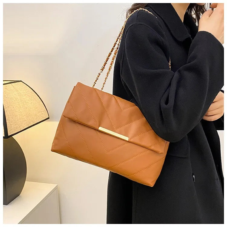 Simple Portable Casual Fashion Crossbody Diamond Embroidery Thread Chain Bag
