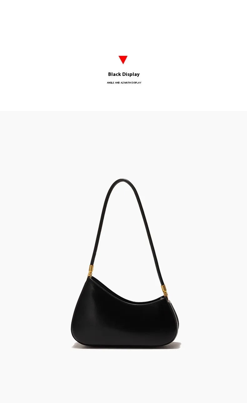 High-end Retro Commuter Underarm Bag Women's Niche High-grade Handbag