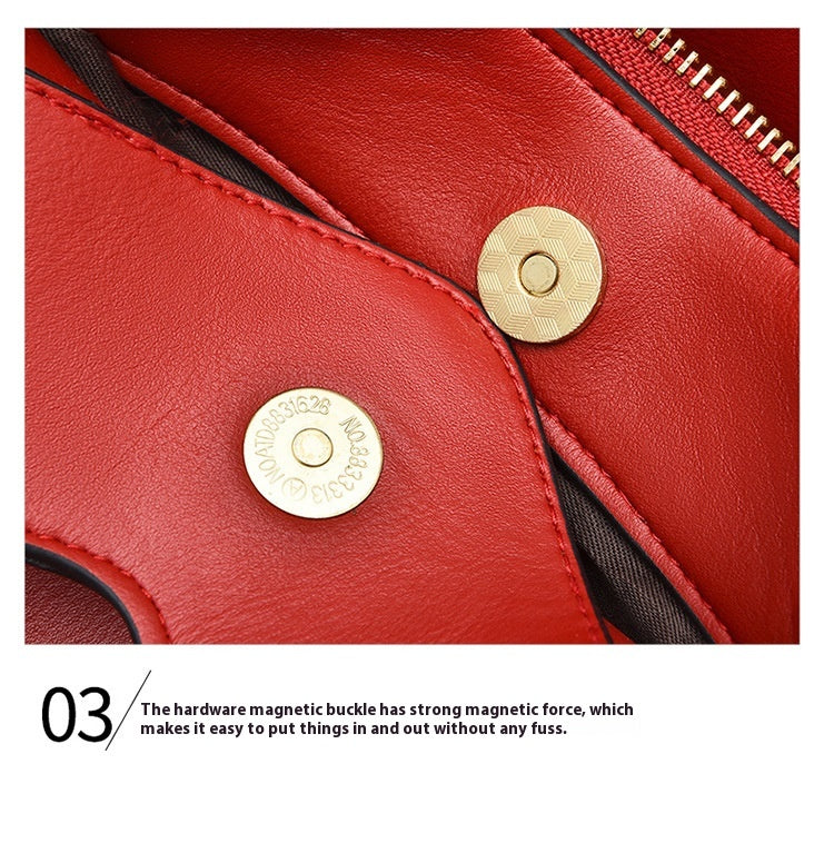 Middle-aged Mom High-grade Generous One-shoulder Crossbody Bag